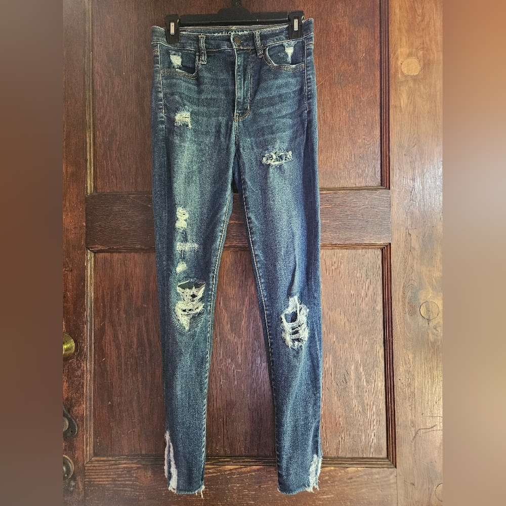 American Eagle Super Hi-Rise  Jeggings - Size 6